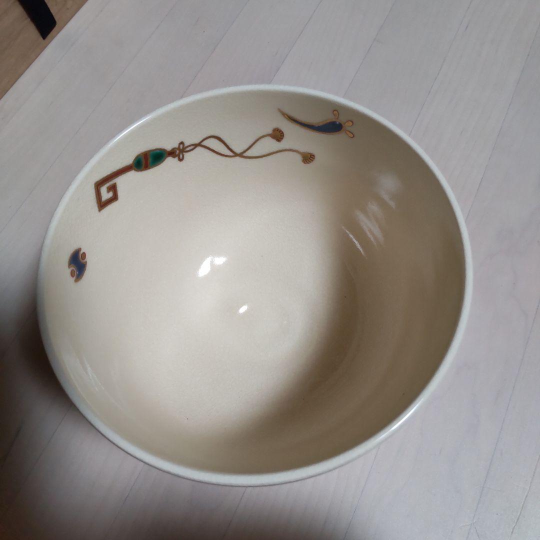 190【茶道具】杉田祥平作　清閑寺　色総宝尽し　茶碗