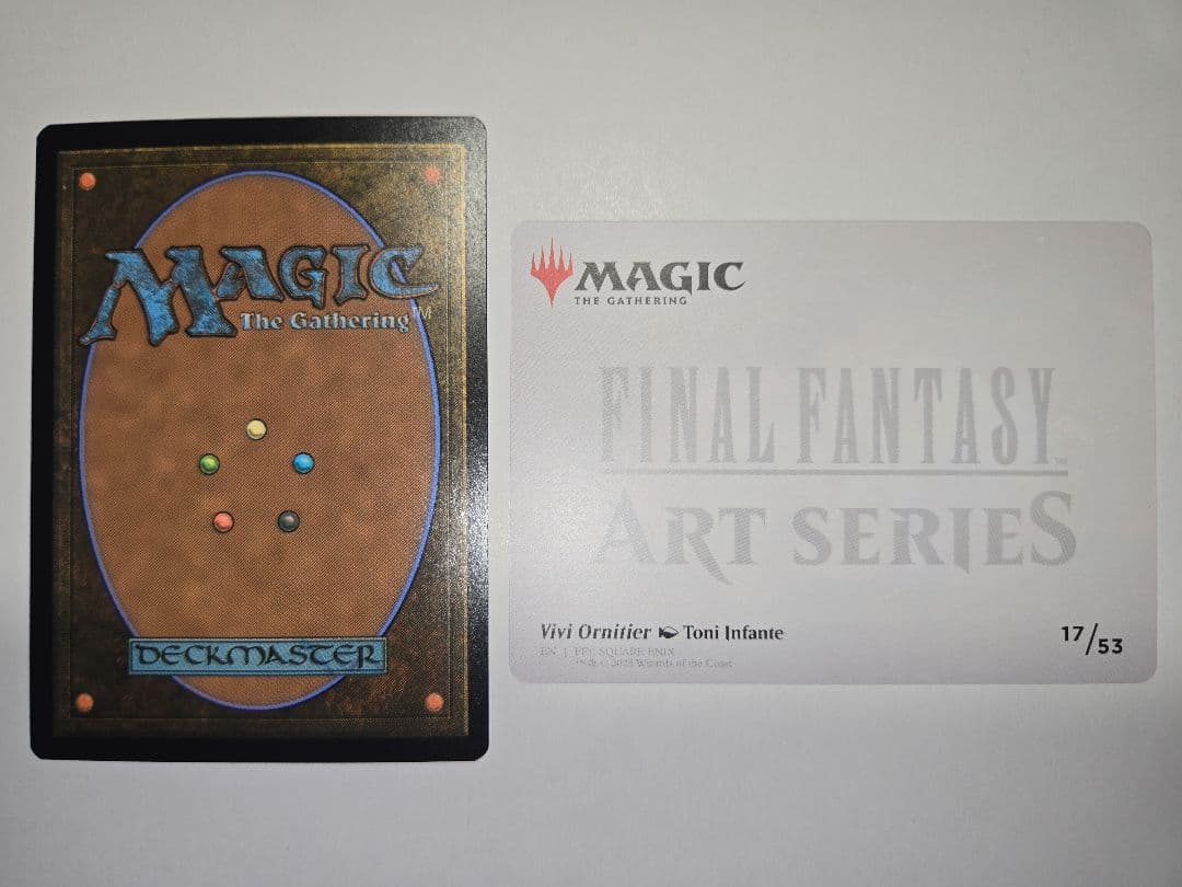 3枚セット　迷える黒魔道士、ビビ　旅するチョコボ　英語版　アートカード