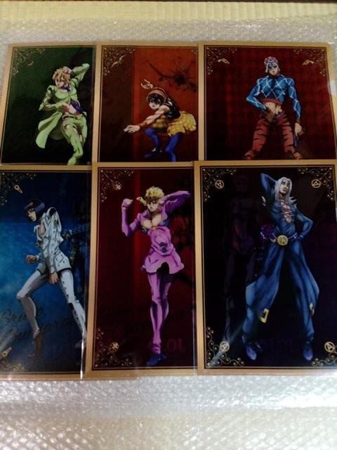 新宿ルミネ限定 クリアファイル 6種コンプ ジョジョの奇妙な冒険 5部