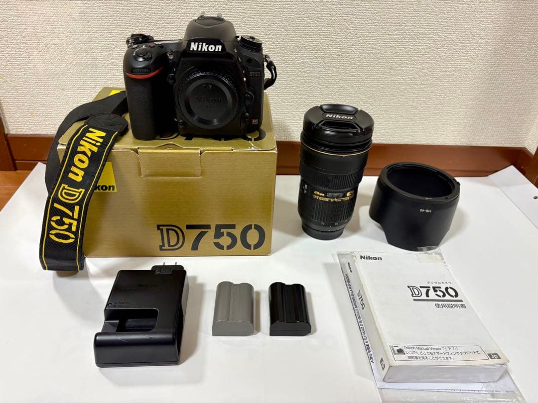 デジタルカメラ Nikon D750 + AF-S NIKKOR 24-70mm 2.8 ED