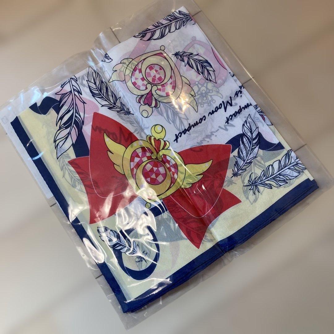 美少女戦士セーラームーン シルクスカーフ　ネイビー