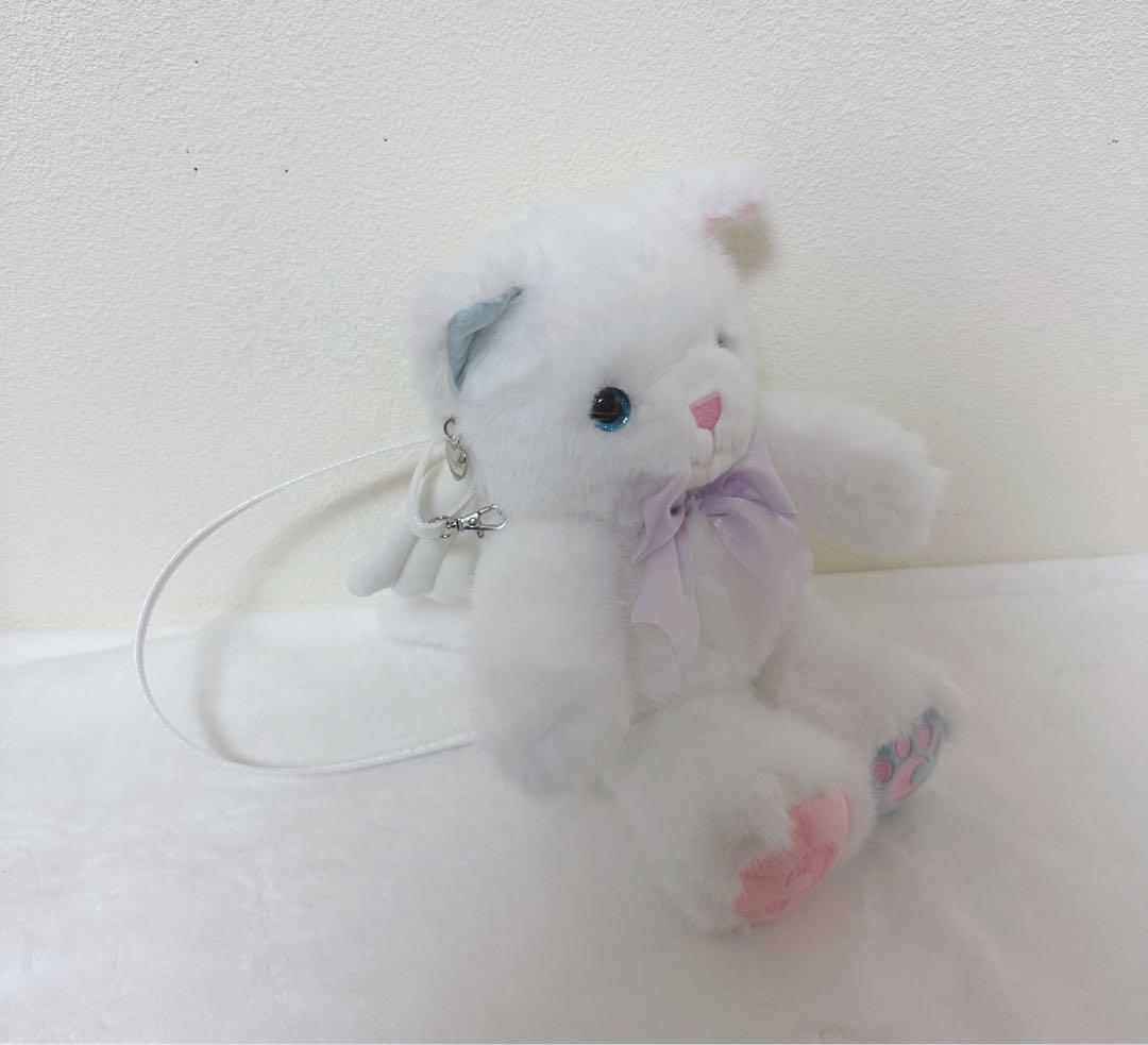 mezzo piano 猫 ぬいぐるみポシェット 新品 タグ付