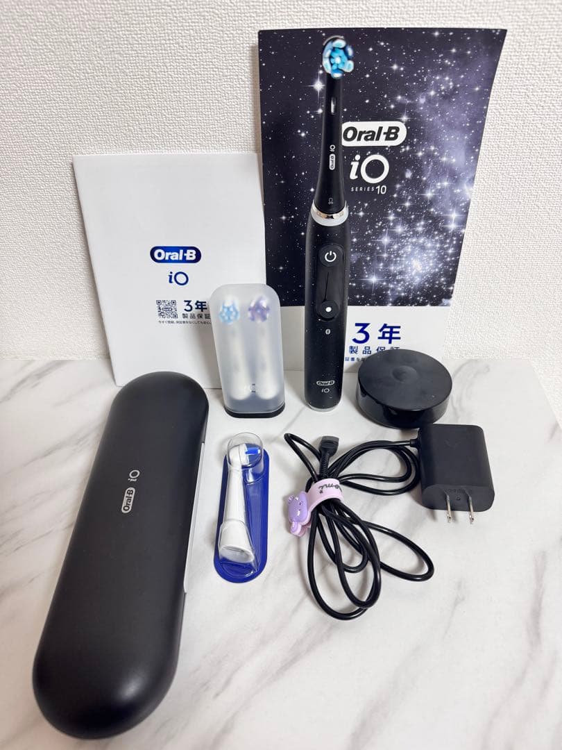 超美品★ブラウン 電動歯ブラシ オーラルB iO10コズミックブラック