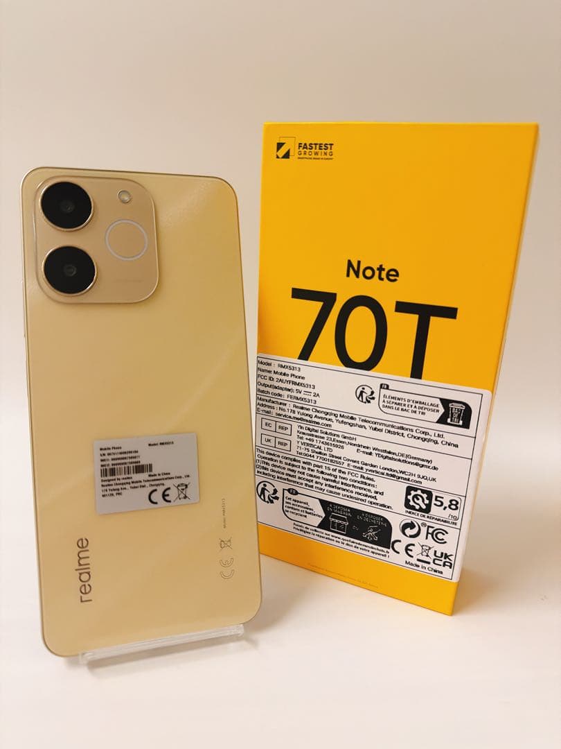 【新品同様】Realme Note 70T Ram 4GB SSD 64GB