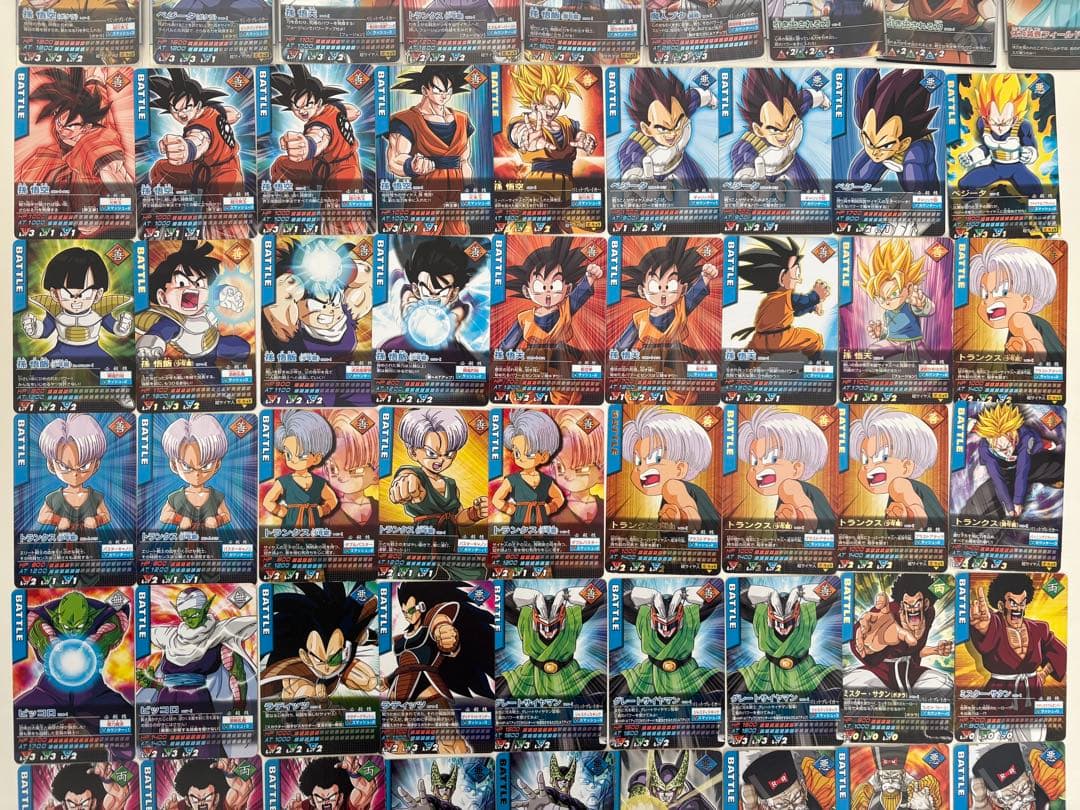 【美品】ドラゴンボール　DRAGONBALLデータカードダス　まとめ売り186枚