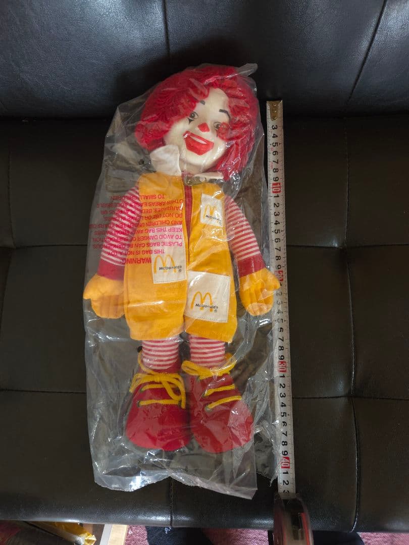 マクドナルド ロナルド ドール 未使用品 袋破れあり ビンテージ ぬいぐるみ