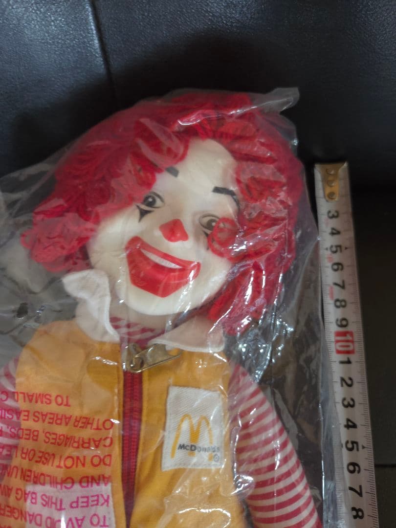 マクドナルド ロナルド ドール 未使用品 袋破れあり ビンテージ ぬいぐるみ