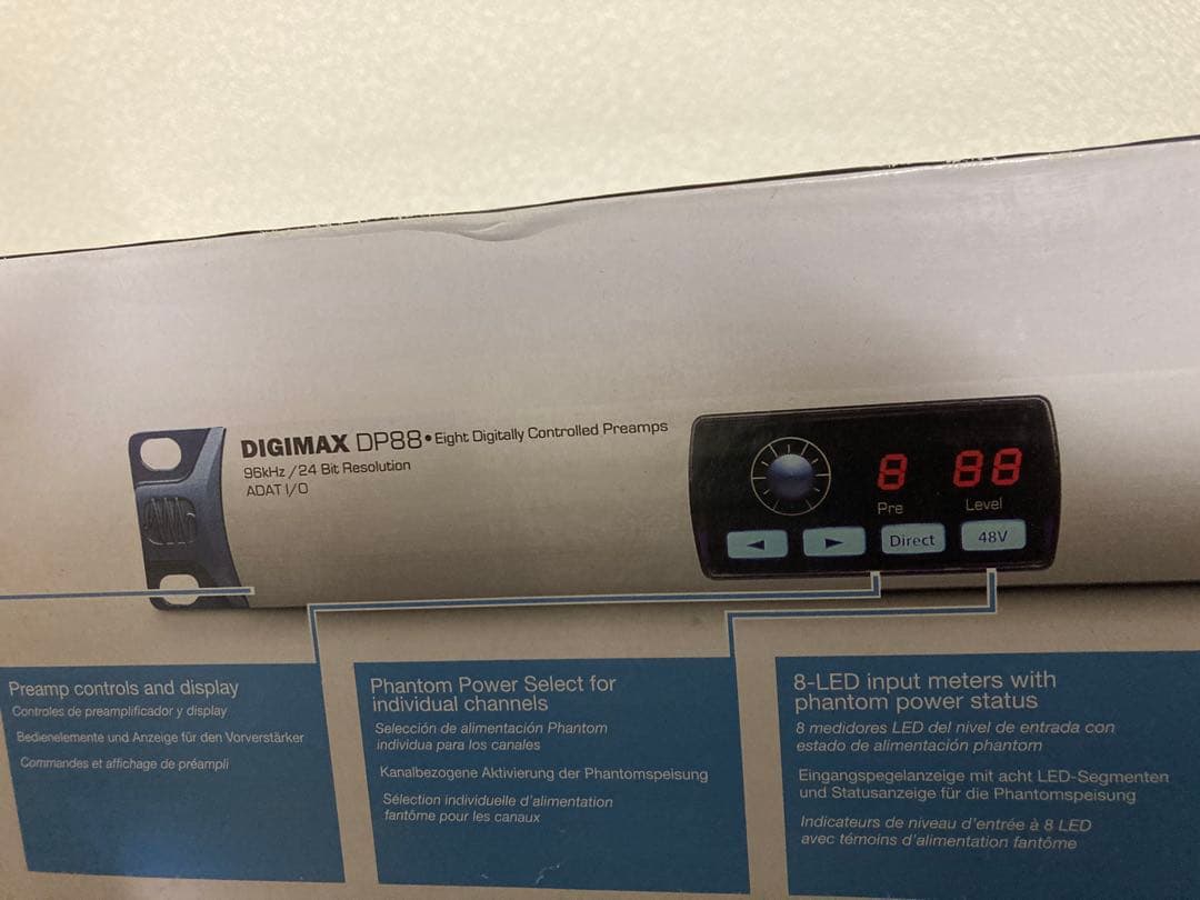 配信機器・PA機器・レコーディング機器 Presonus DIGIMAX DP88 8ch MicPre adat
