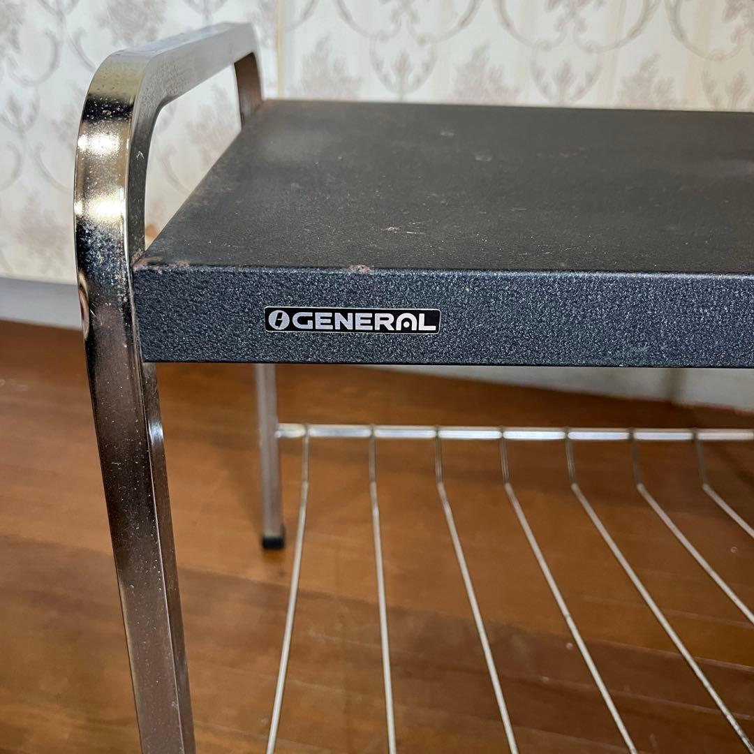 【アンティーク】昭和レトロ アイアンフレーム サイドテーブル 古道具 古民家