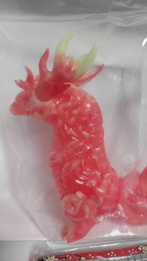 インディーズソフビ　FROG TREE ソフビ 麟核 受肉 蓄光&幼麟核&畳 付