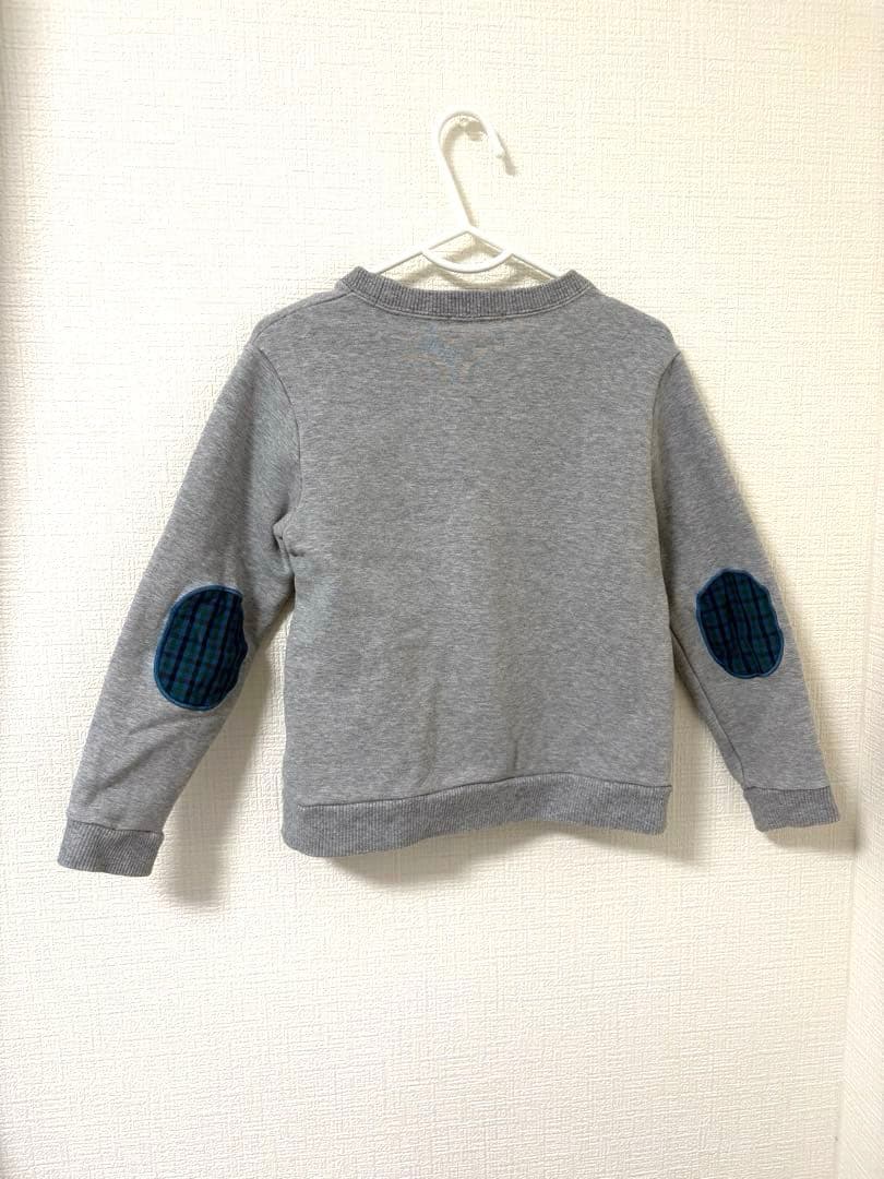 ファミリア　新幹線　トレーナー 110 グレー ドクターイエロー