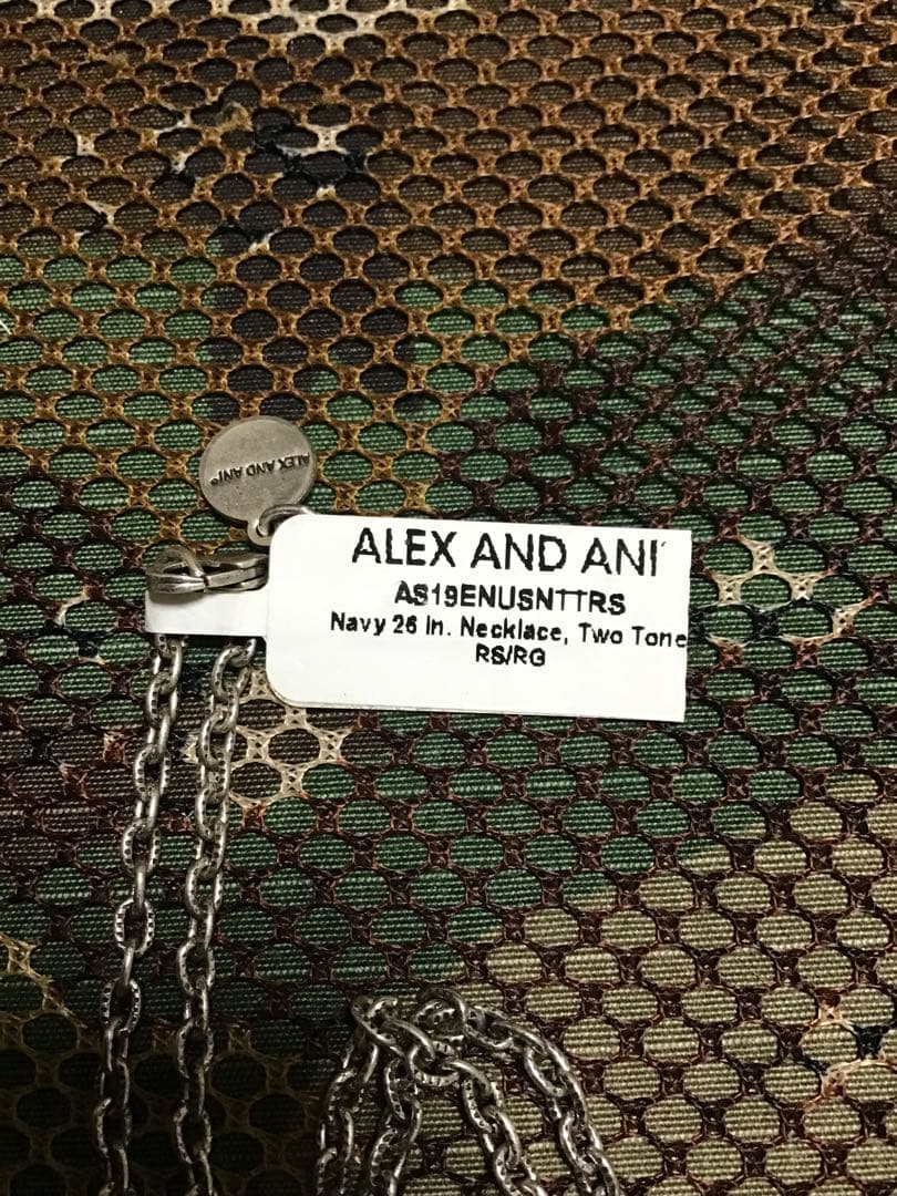 米軍放出品ALEX AND ANI NAVYペンダントネックレス新品未使用