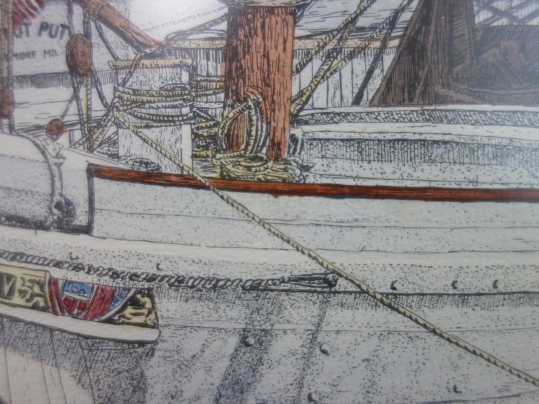 M▽マーティン・バリー 版画 額縁 エディションナンバー (37912)