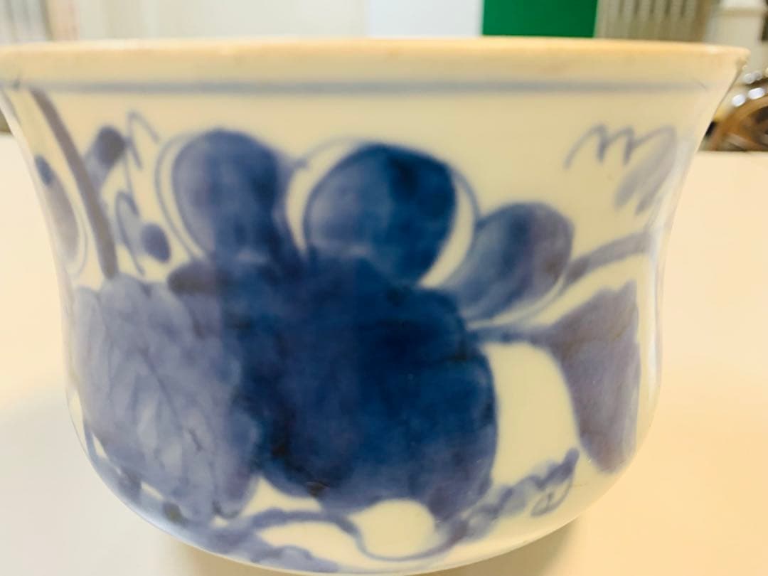 中国清時代中早期染付焼き物