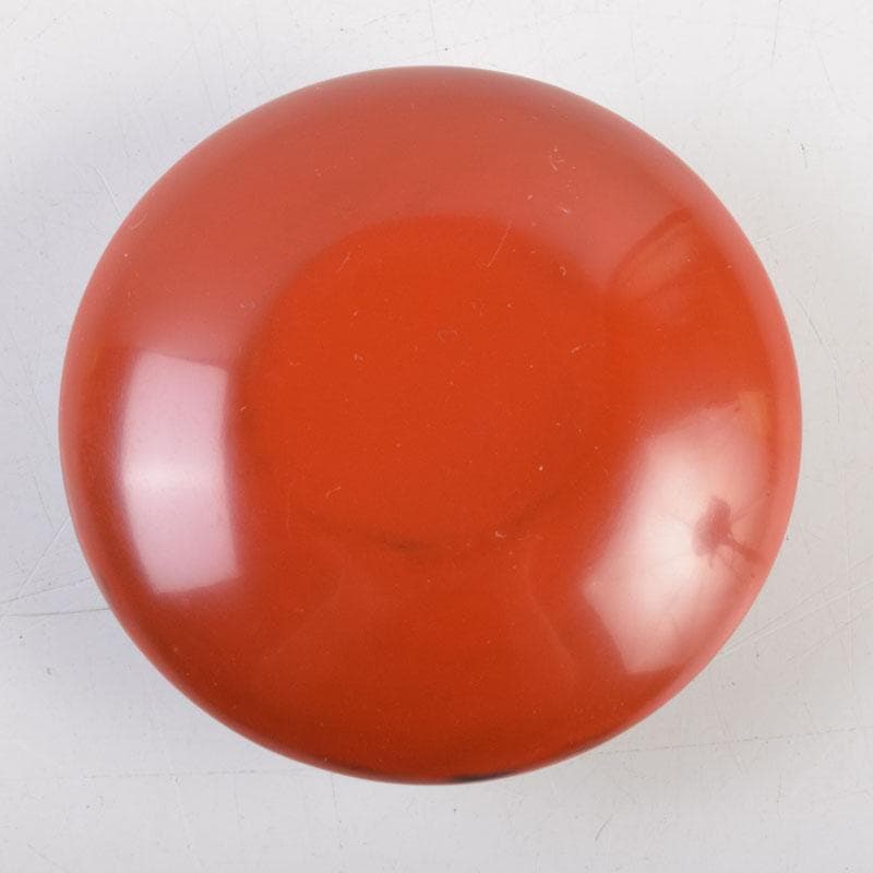 茶道具　源陵香作　根來塗　鬼灯香合　共箱　V　9200