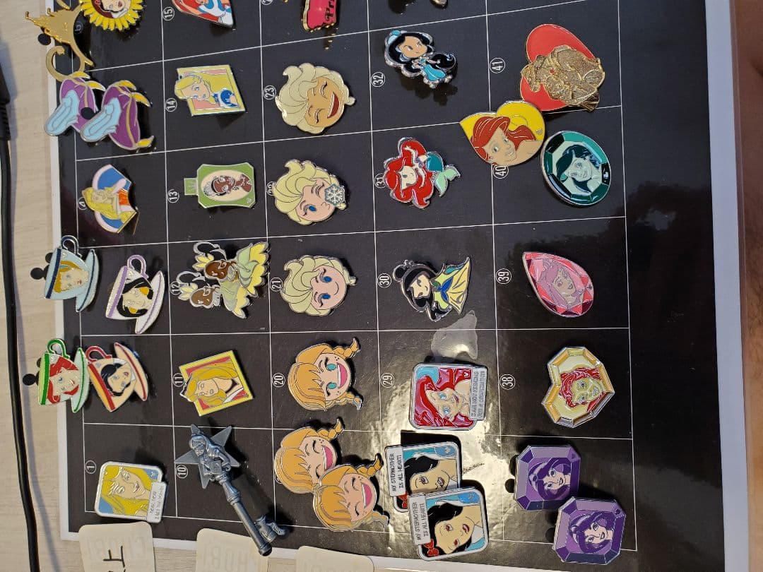 プリンセス　ディズニー　ピンバッチ　ピンバッジ　ピントレ 海外　セット　レア