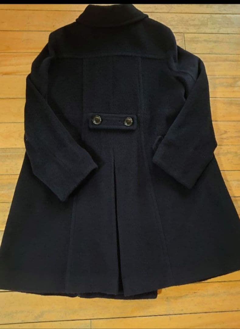 そらまめおまめこ様 上質　ポンポネット　ウール&カシミアコート　150センチ