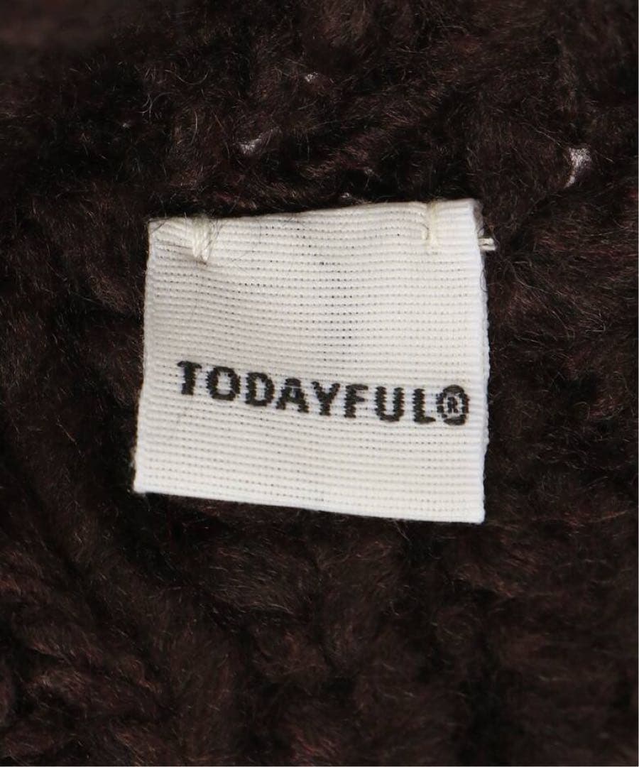 完売品 TODAYFUL Mix Knit Scarf ミックスニットスカーフ