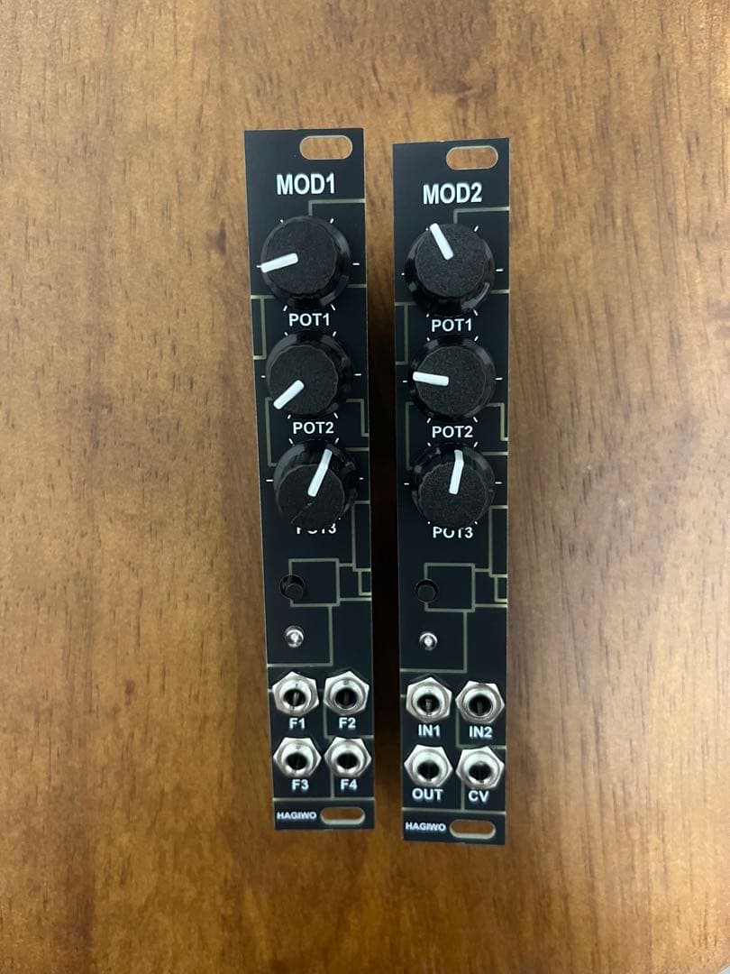 HAGIWO MOD1 MOD2 セット　ドラム音源モジュール　モジュラーシンセ