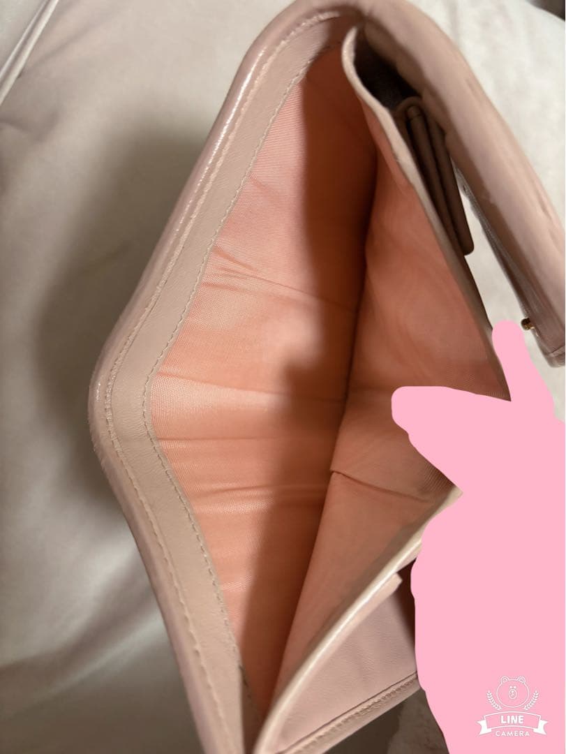 miumiu マテラッセ 三つ折財布 ピンク