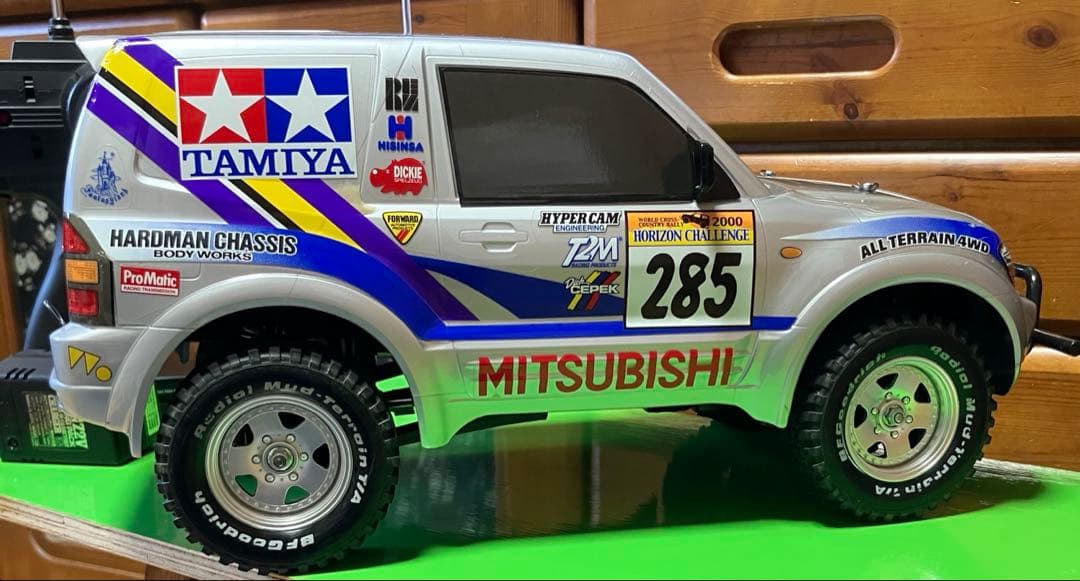 タミヤ1/10 XB三菱パジェロ　ラリースポーツ　ラジコン電動RC 4WD