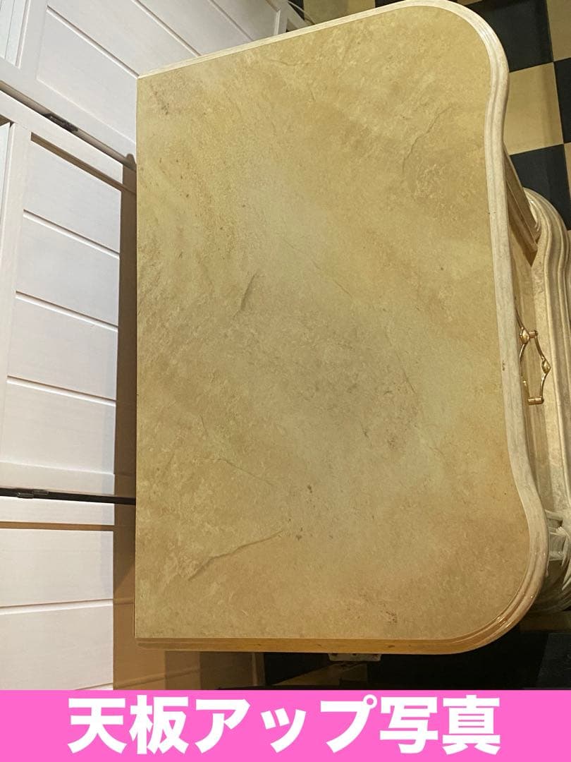 希少♦️高級 大理石天板 ヴィンテージ チェスト♦️飾り棚 ロココ ボード♦️イタリア