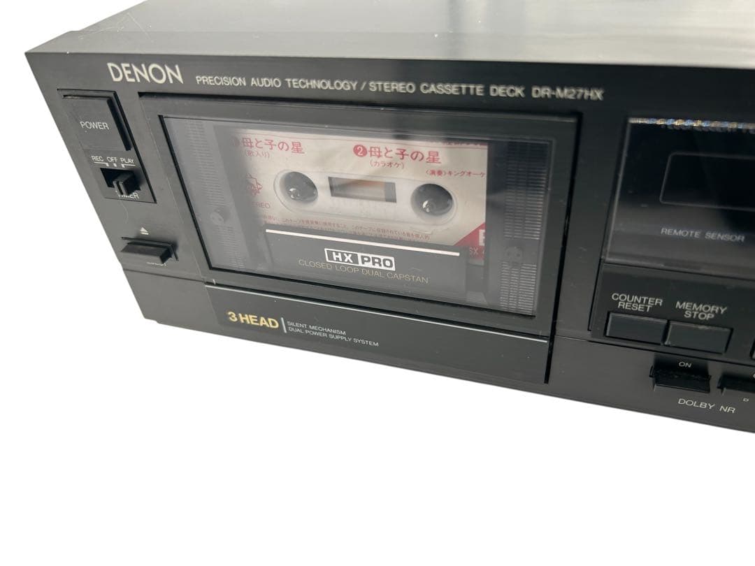DENON カセットデッキ DR-M27HX