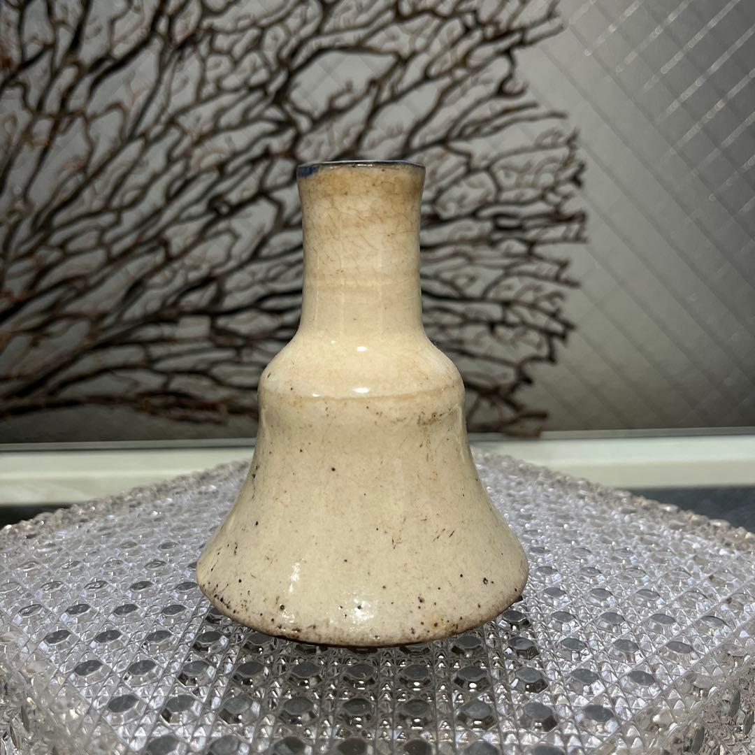 骨董　古伊万里　瀬戸　染付　笹図案　竹　仏花入れ　花器　花活け　現品限り