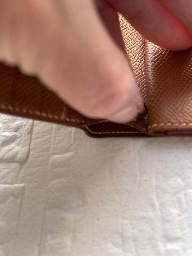 HERMES ❤️ゴールド❤️二つ折り財布