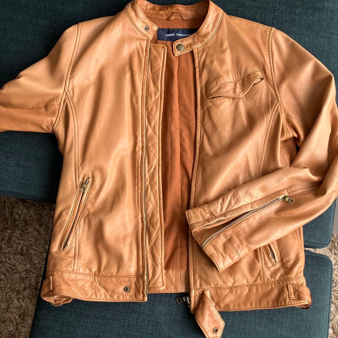 ラムレザー［羊革］ジャケット　Ｍ　キャメル