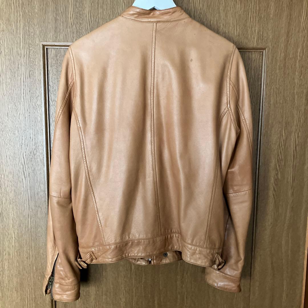 ラムレザー［羊革］ジャケット　Ｍ　キャメル