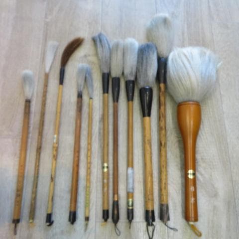 書道具 太筆他11本 まとめて 書道筆