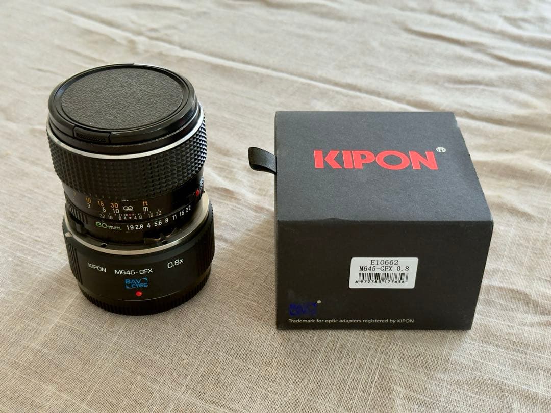 レンズ(単焦点) KIPON BAVEYES M645 GFX