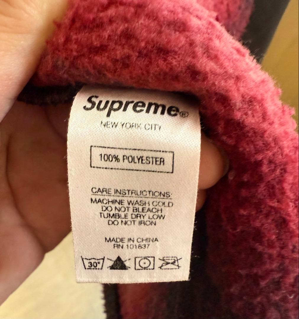 supreme チェックカバーオール風シャツジャケット