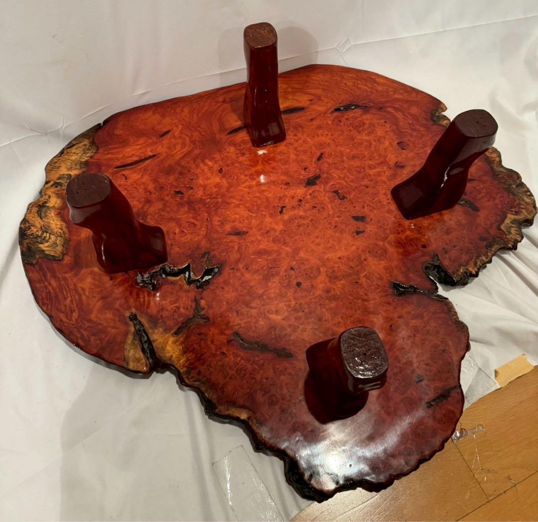 花梨　かりん　座卓　アンティーク　一枚板