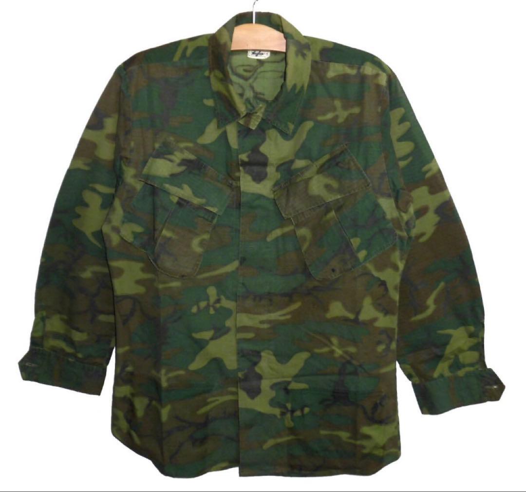 米軍実物 60’s NAM戦 ERDL ジャングルファティーグジャケット S-L