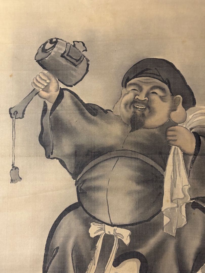 掛け軸　大黒天様　七福神