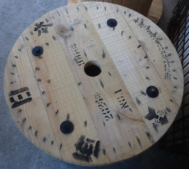 てぃーも　25-1-16-1　電線ドラム　ケーブルドラム　大きいサイズ