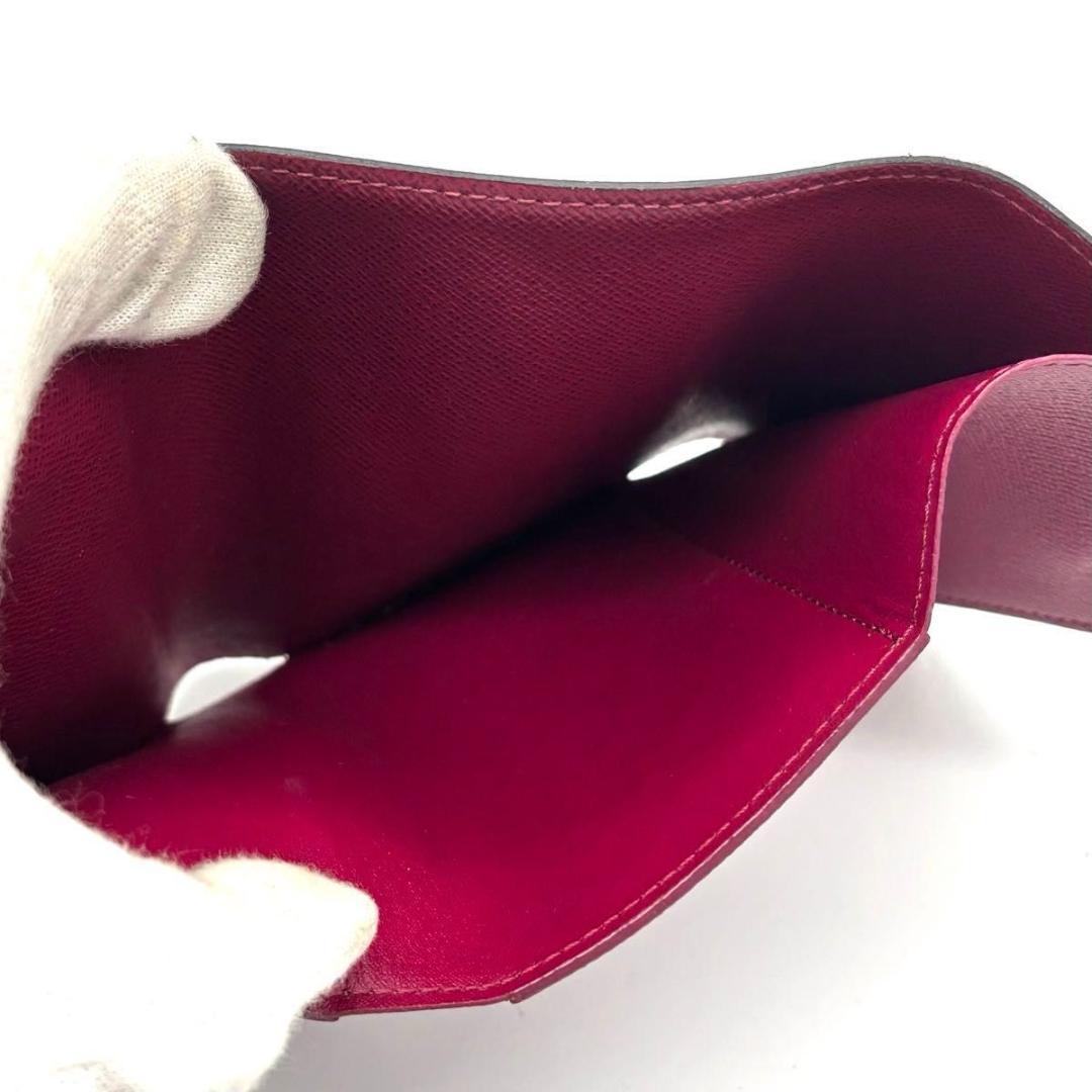 ルイヴィトン モノグラム ポルトフォイユ ヴィクトリーヌ フューシャ 三つ折り