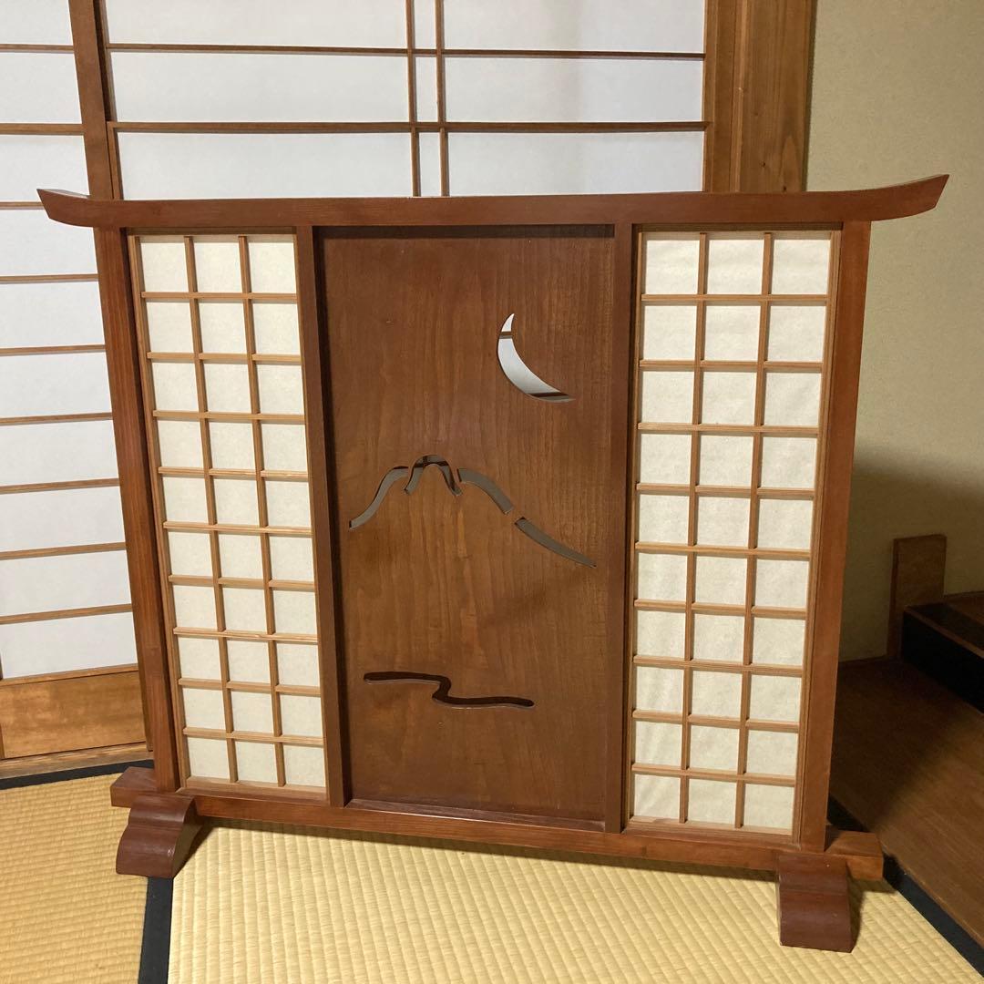 衝立　障子　間仕切り　軽量　玄関　コンパクト　小型