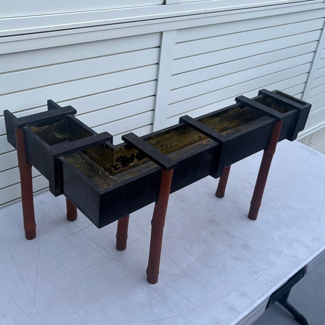 珍品◎貴重　花入　花台　生花　正月