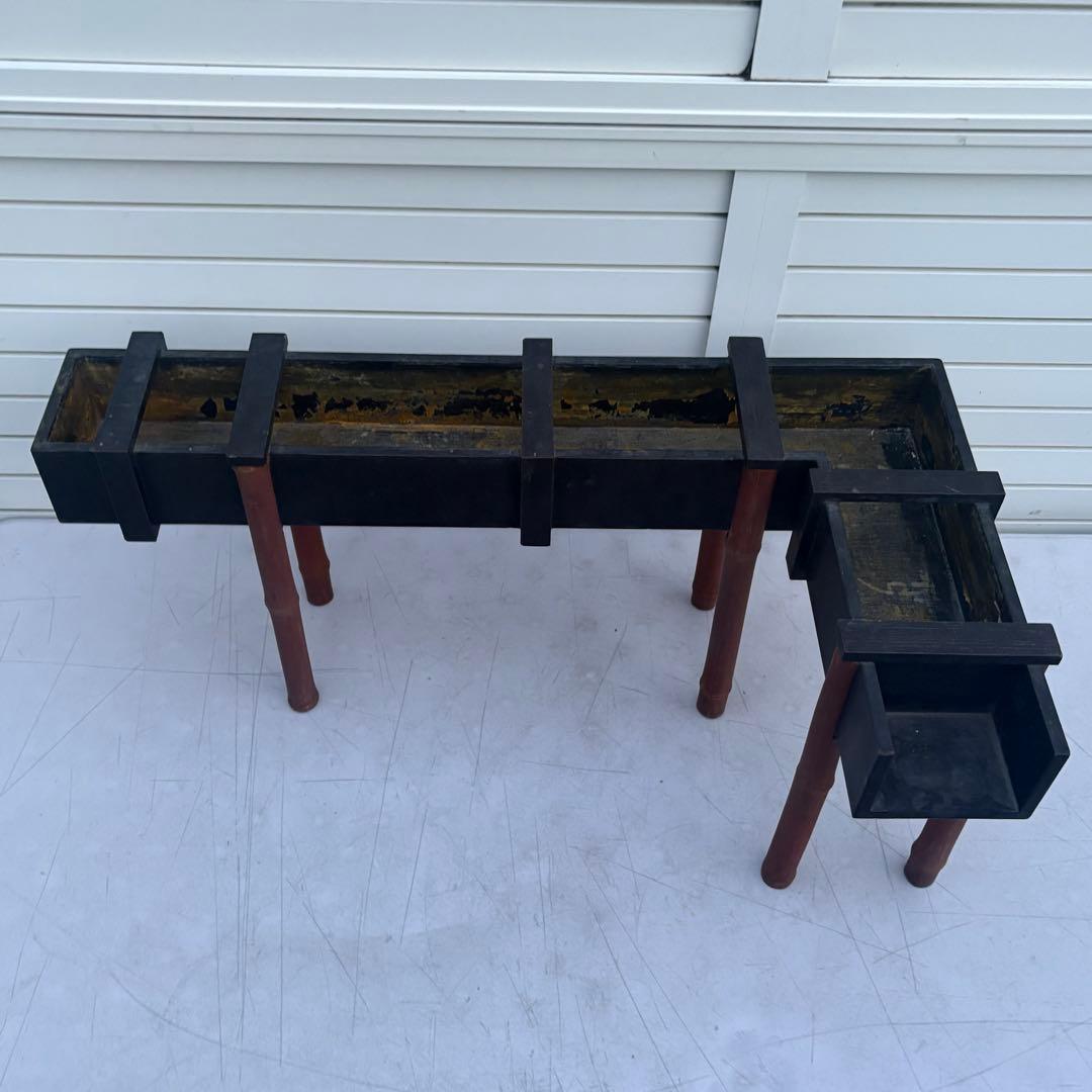 珍品◎貴重　花入　花台　生花　正月