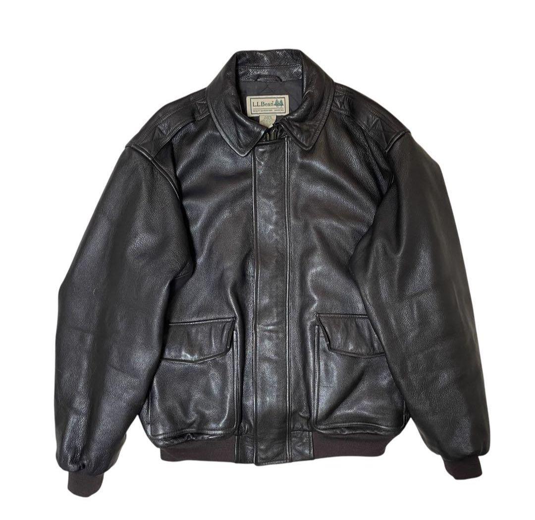 ll bean レザージャケット L.L.Bean 90s A-1