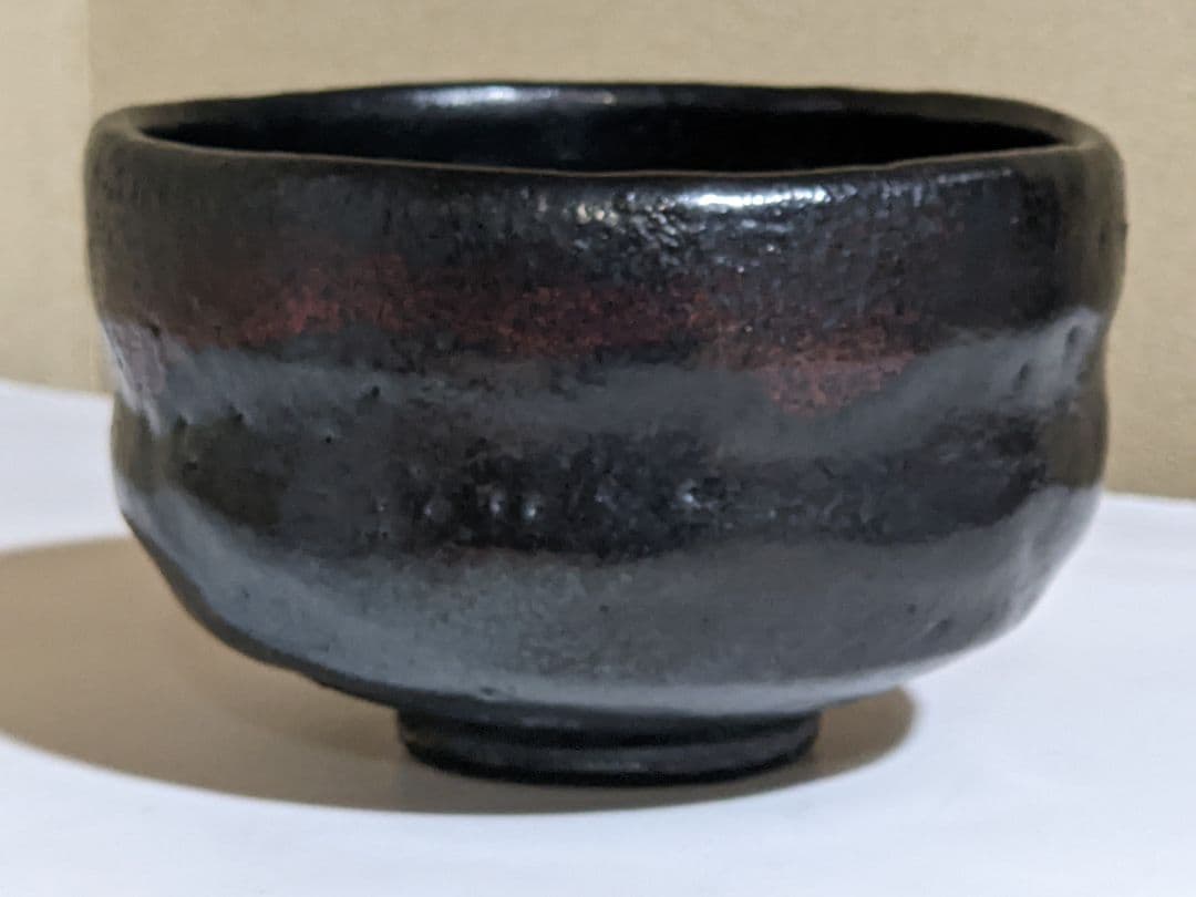 ♦楽焼 楽茶碗 黒楽 茶道具 アンティーク 骨董品 コレクション