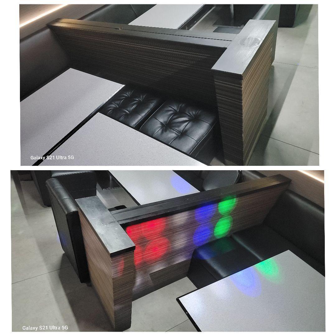 2個セット 置くだけT字仕切腰壁 飲食店 スナック キャバクラ等に