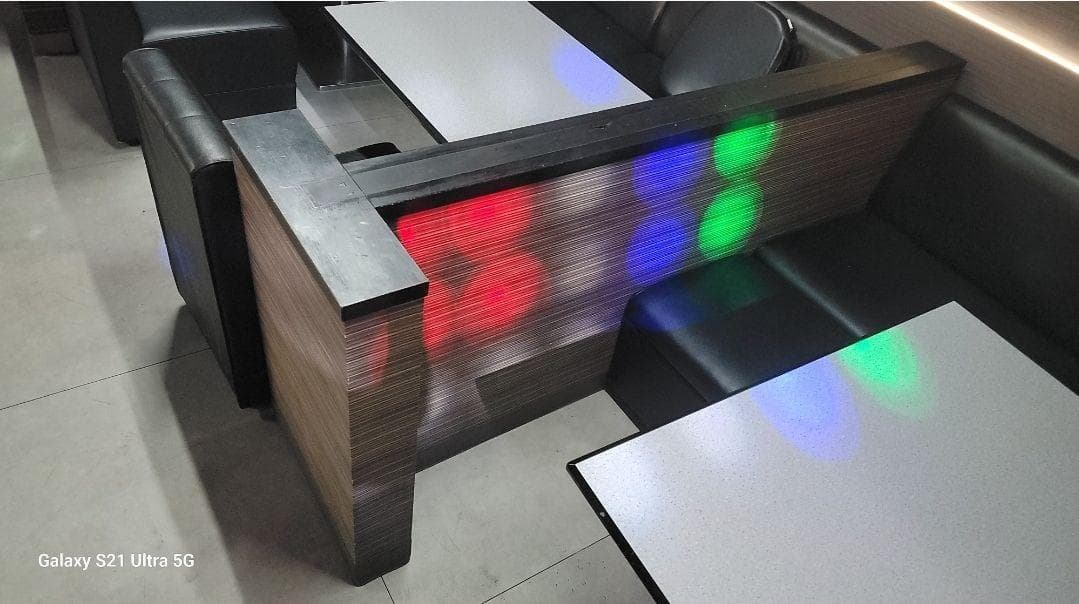 2個セット 置くだけT字仕切腰壁 飲食店 スナック キャバクラ等に