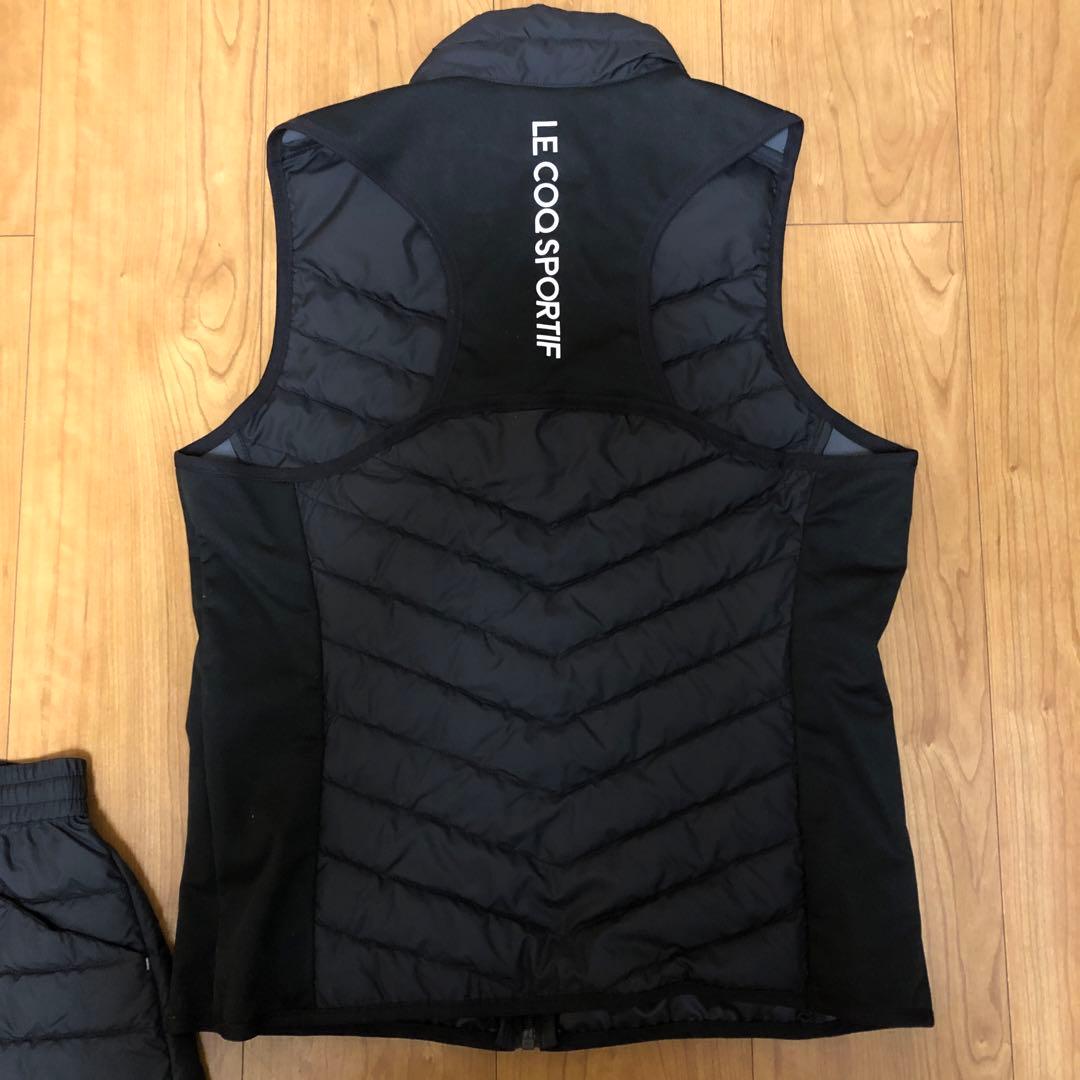 LE COQ SPORTIF ベストとスカートセット ブラック