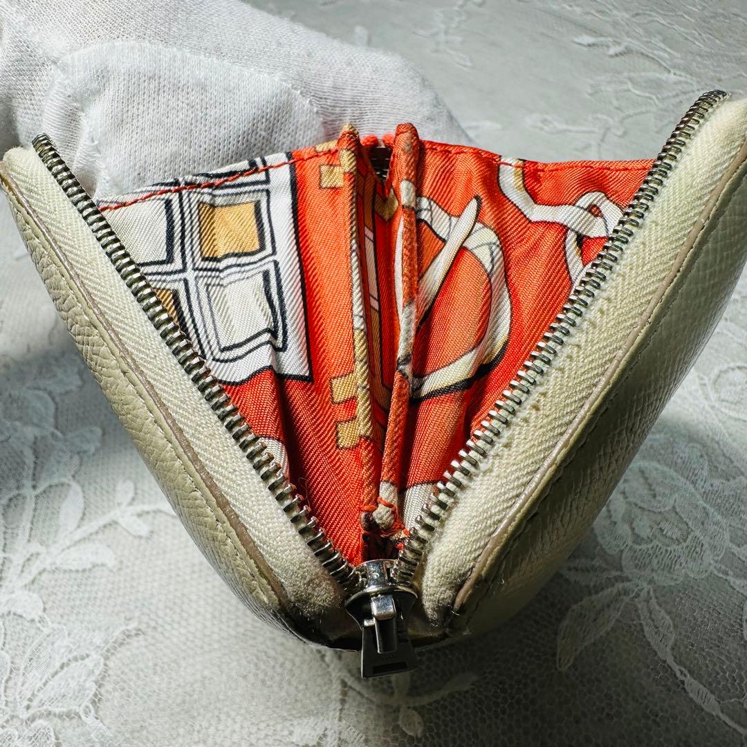 エルメス　アザップ　 シルクインコンパクト　ホワイトケース