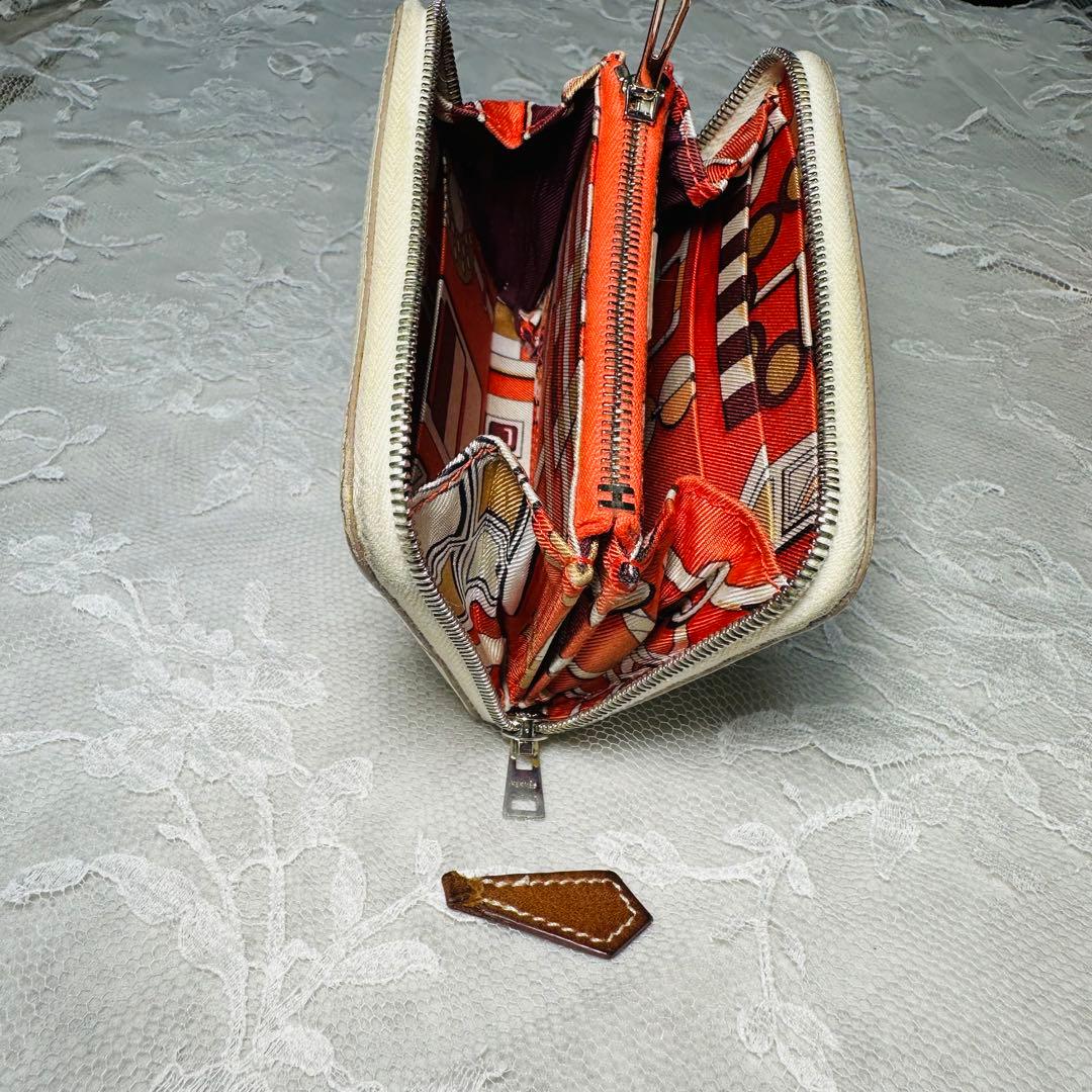 エルメス　アザップ　 シルクインコンパクト　ホワイトケース