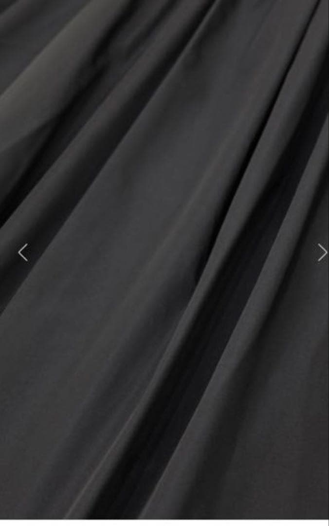 マチャット　メモリーキュロットパンツ（ブラック）